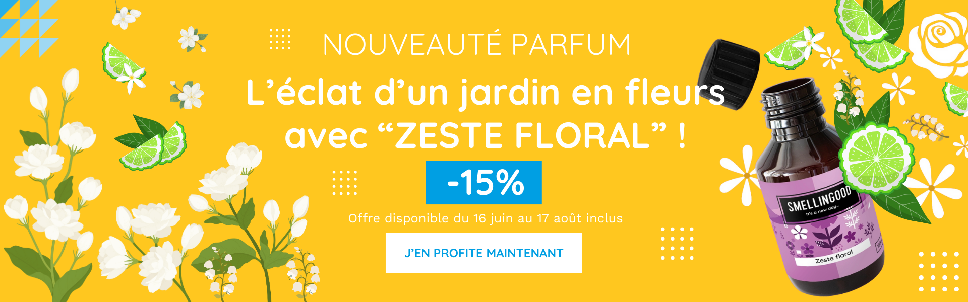 Slider zeste floral