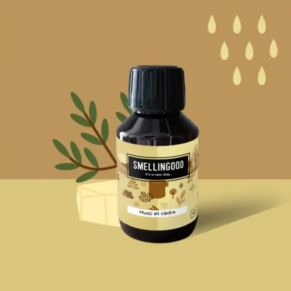 parfum pour bougies musc et cèdre