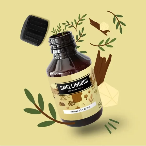 parfum pour bougies musc et cèdre