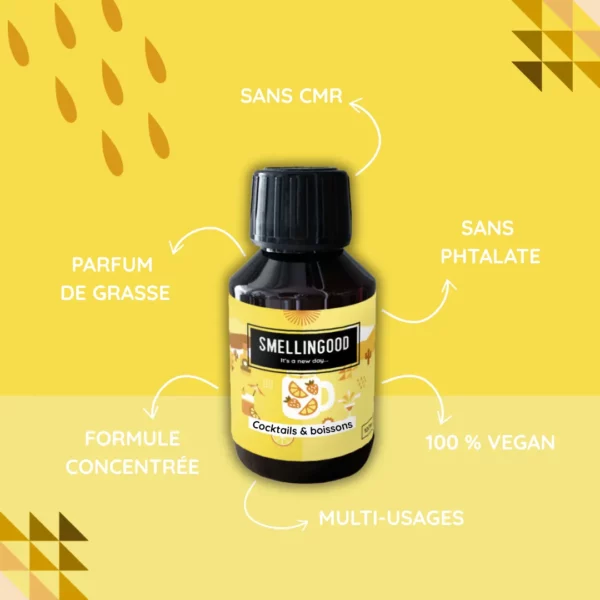 Parfums pour bougies coktails