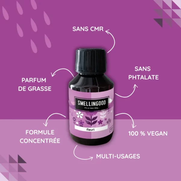 parfum pour bougie fleuri