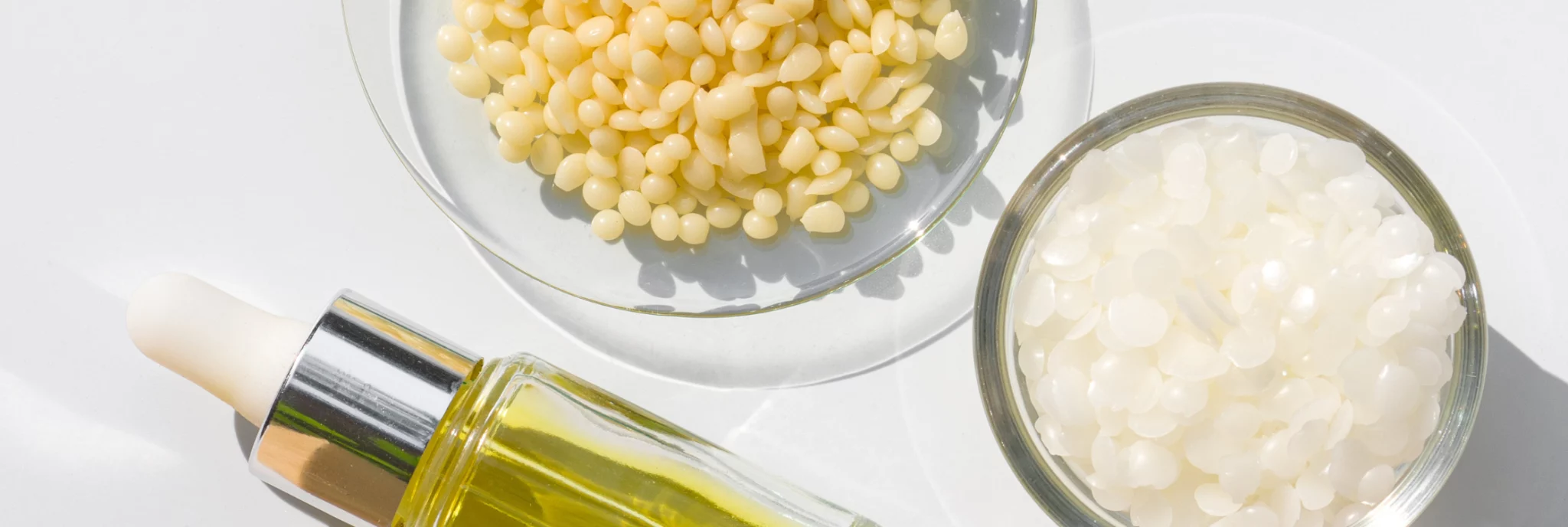 Nos cires de son de riz, candelilla et carnauba