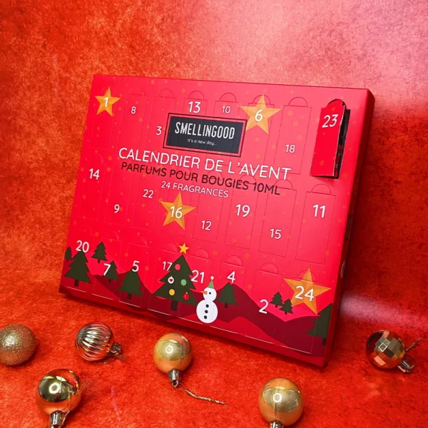 Calendrier de l'avent - parfums pour bougies