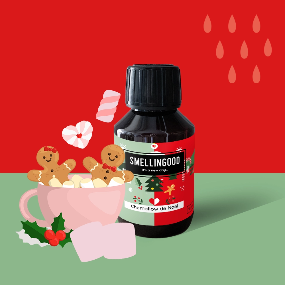 Parfum pour bougies Chamallow de noel