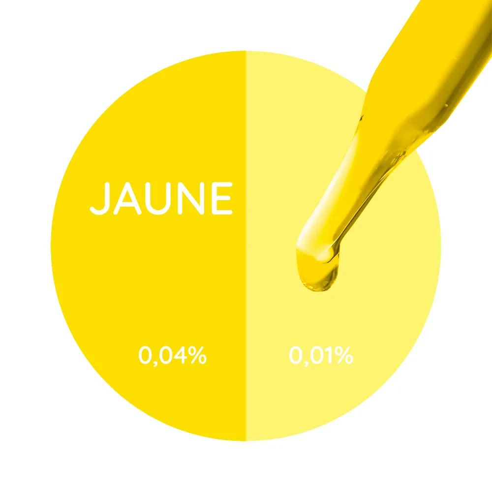 Colorant liquide jaune pour bougies