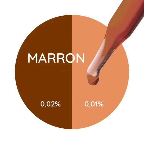 Colorant liquide marron pour bougies