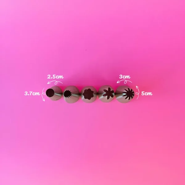 Lot de 5 douilles pour chantilly de bougies