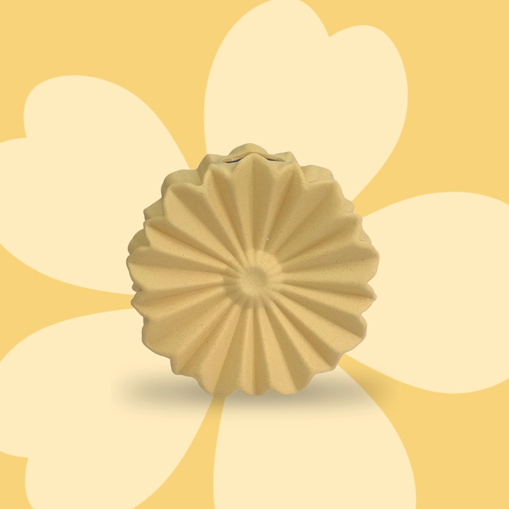 Diffuseur parfumé en céramique Fleur jaune