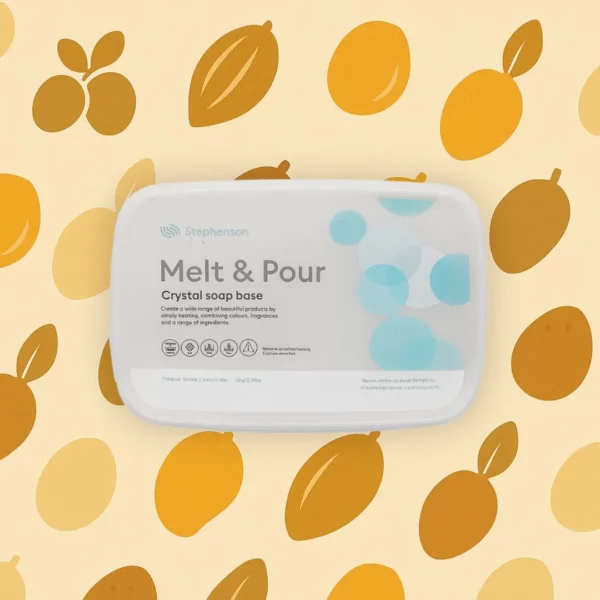 Base Melt & Pour CRYSTAL TRIPLE BUTTER (Karité, Cacao, Mangue)