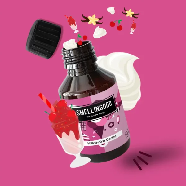 parfum bougie milkshake cerise