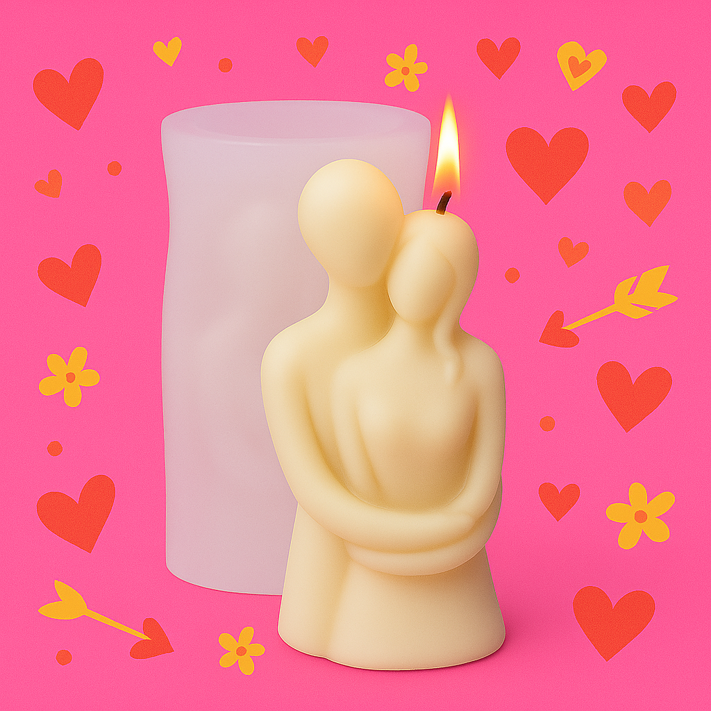 Moule silicone pour bougies Fl'Amoureux