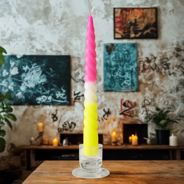 Moule silicone pour bougies corne de licorne