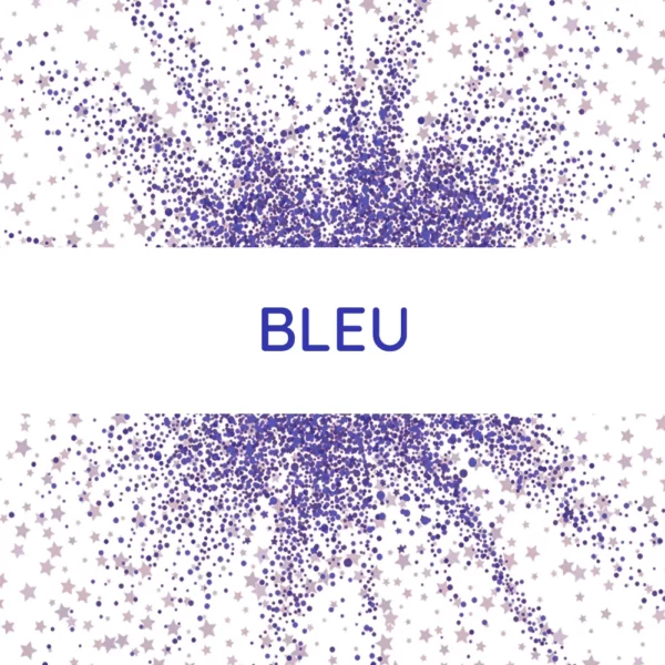 Paillettes bleues
