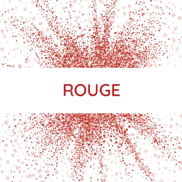 Paillettes rouge