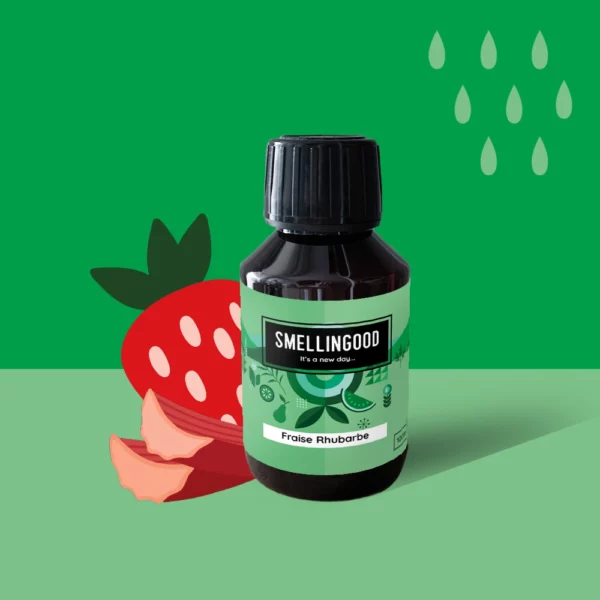 Parfum pour bougies fraise Rhubarbe