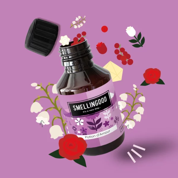 Parfum pour bougies-potion d'amour