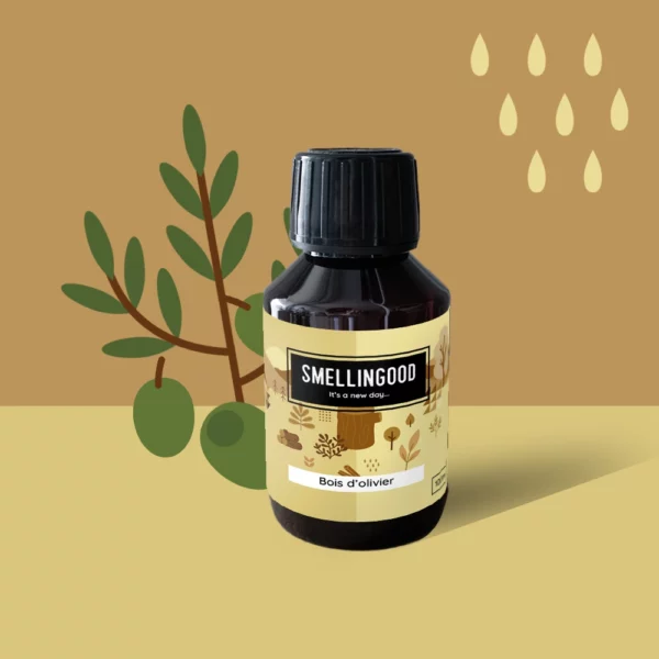 Parfum pour bougies Bois d’olivier