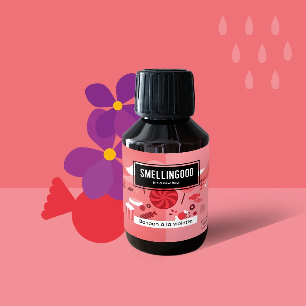 Parfum pour bougies Bonbon violette