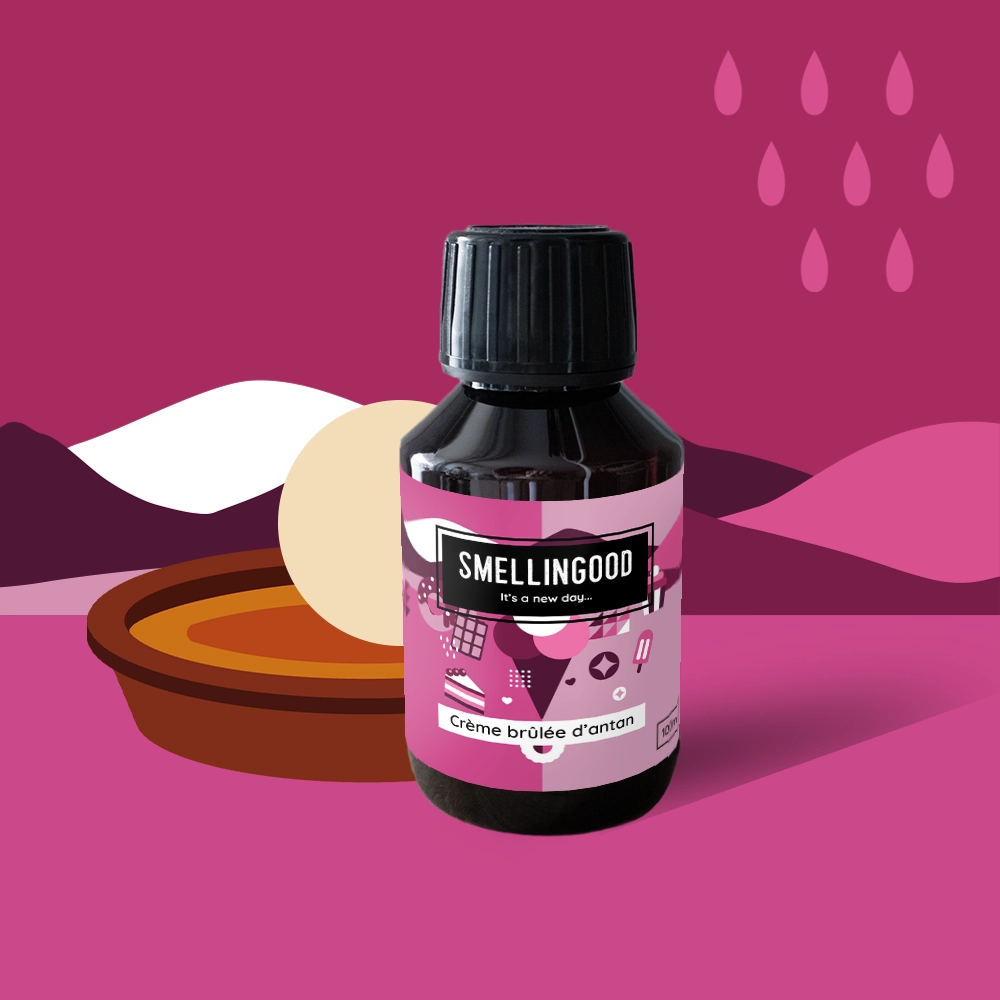 Parfum pour bougies Crème brulée d’Antan