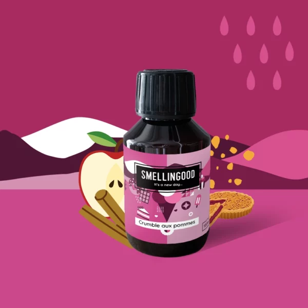 Parfum pour bougies Crumble aux pommes