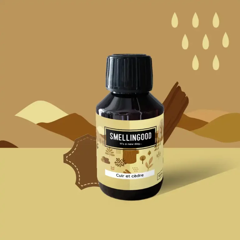 Parfum pour bougies Cuir et cèdre