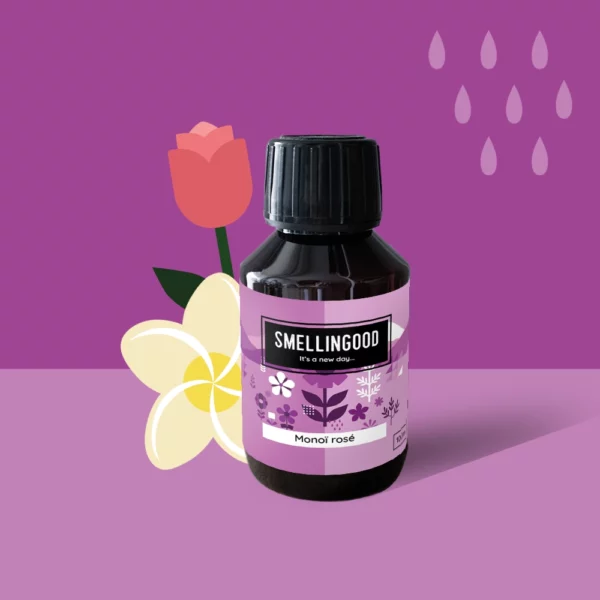 Parfum pour bougies Monoï rosé