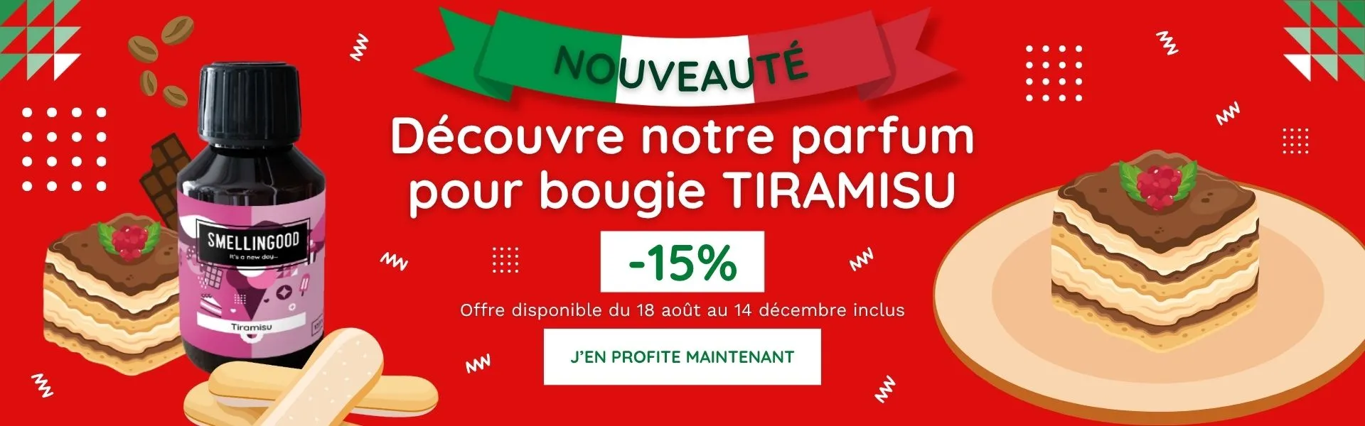 Parfum pour bougies Tiramisu