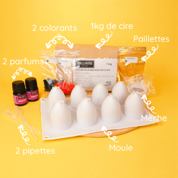 BOX bougies moulées SMELLIN'PÂQUES