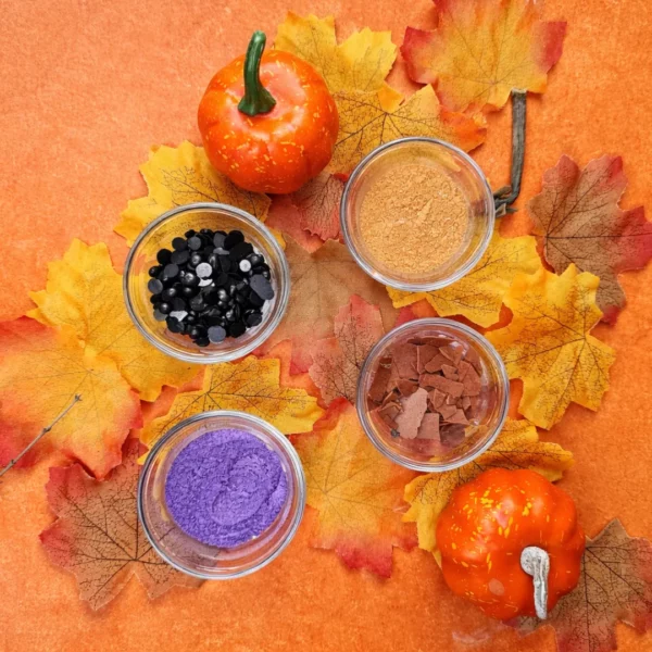 Quatuor de colorants et micas Nuit d'Halloween