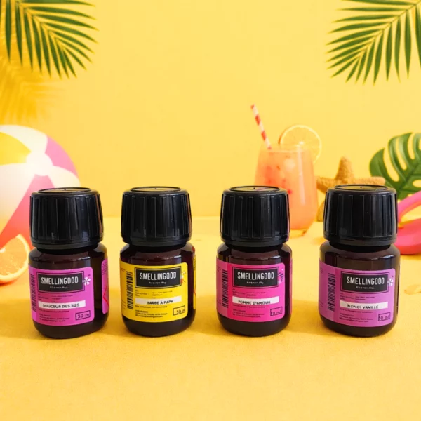 Quatuor parfums savons Holidays