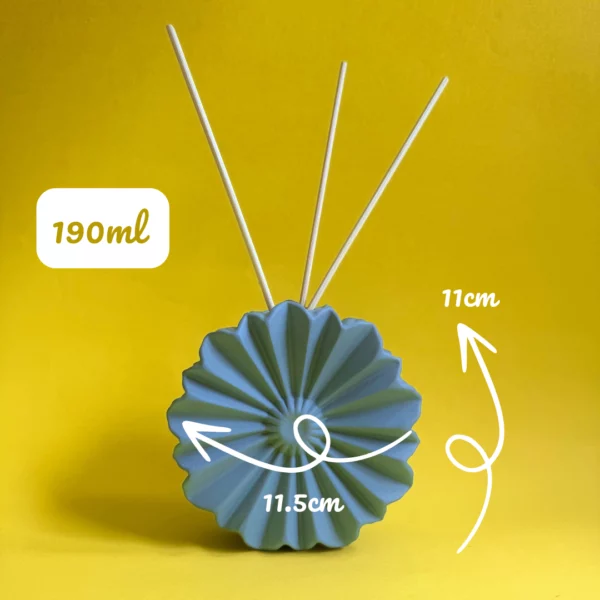 Diffuseur parfumé en céramique Fleur bleu