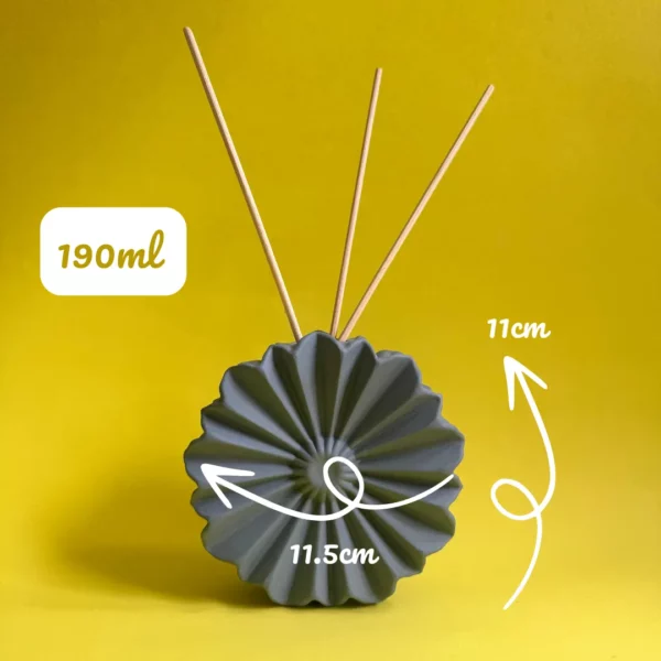 diffuseur en céramique - Fleur bleu