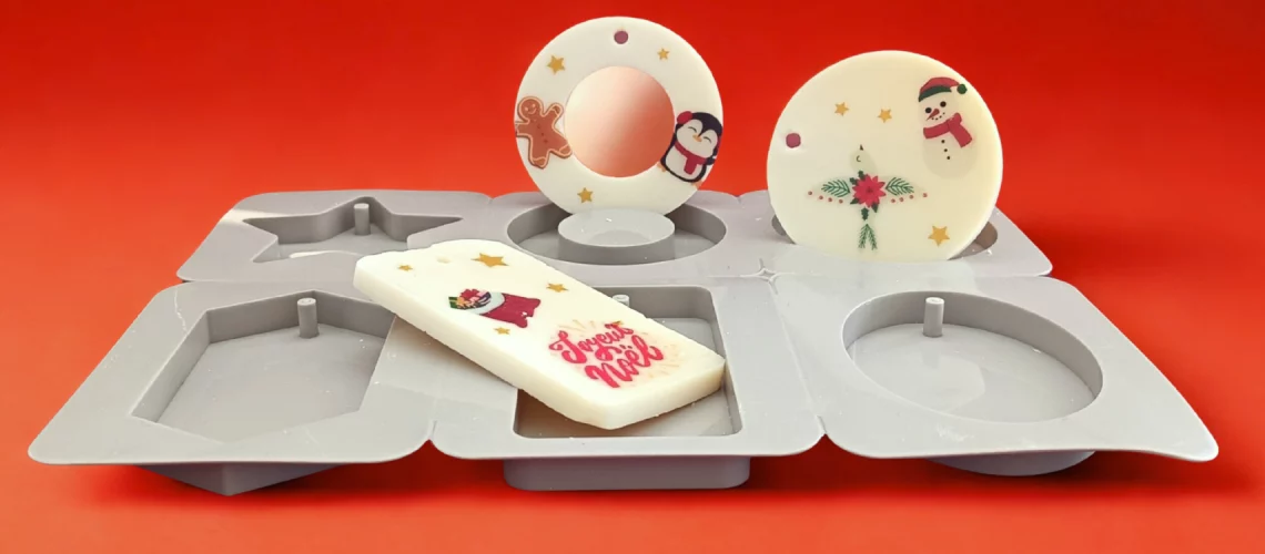 Décorations de sapin en cire d'abeille