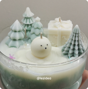 Bougies décoratives de Noël