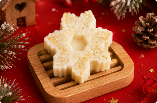 Bougie flocon de neige