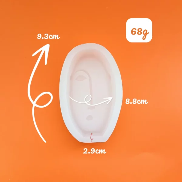 moule silicone visage style picasso