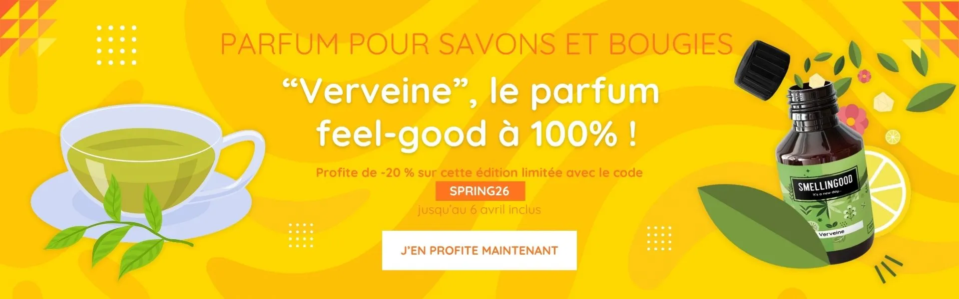 Slider Smellin'offres du printemps verveine