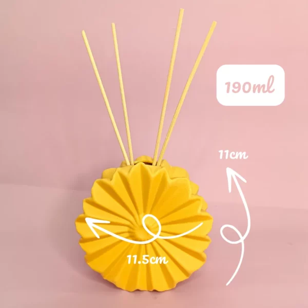 Diffuseur en céramique - Fleur jaune