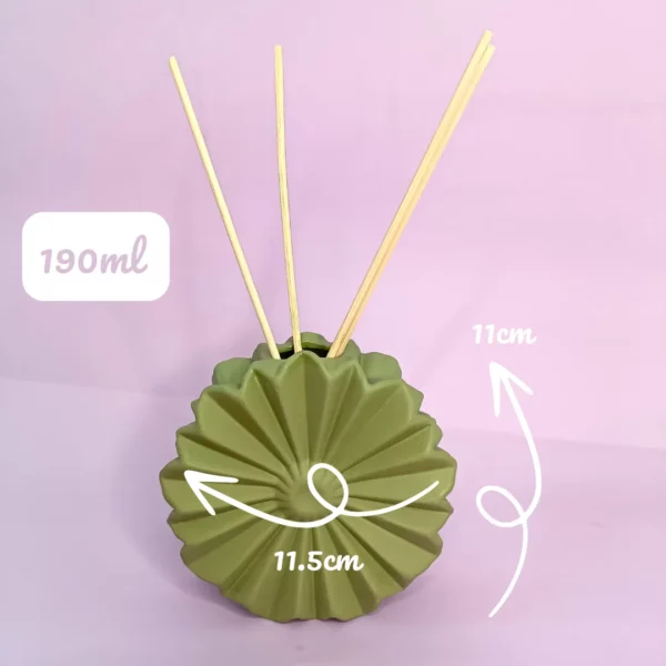 Diffuseur en céramique - Fleur vert