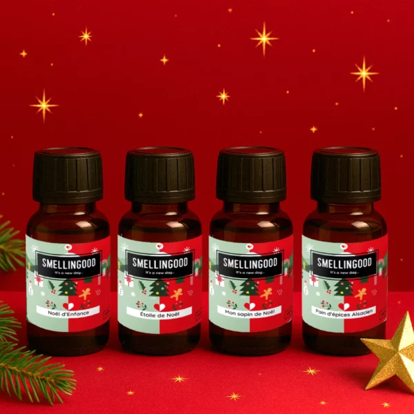 Quatuor de parfums pour bougies “Magie de Noël”