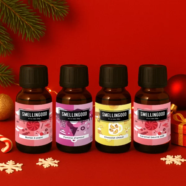 Quatuor de parfums pour bougies “Marché de Noël”