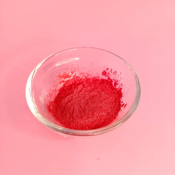 mica pour bougies rose framboise
