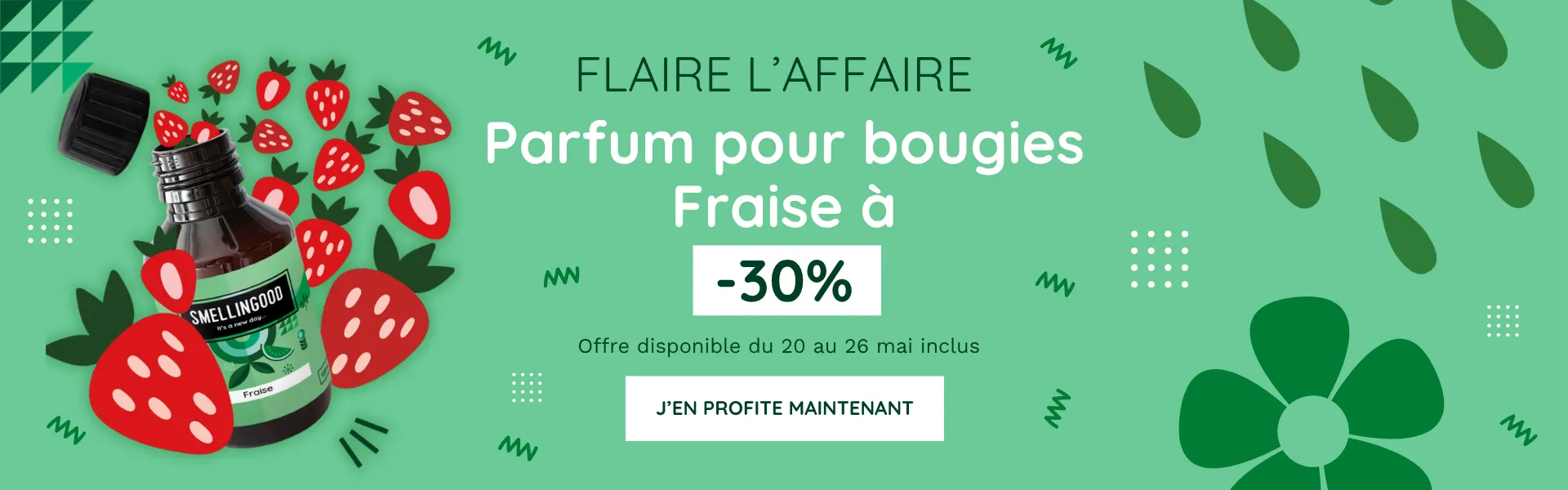 slider Flaire l'affaire parfum pour bougies fraise