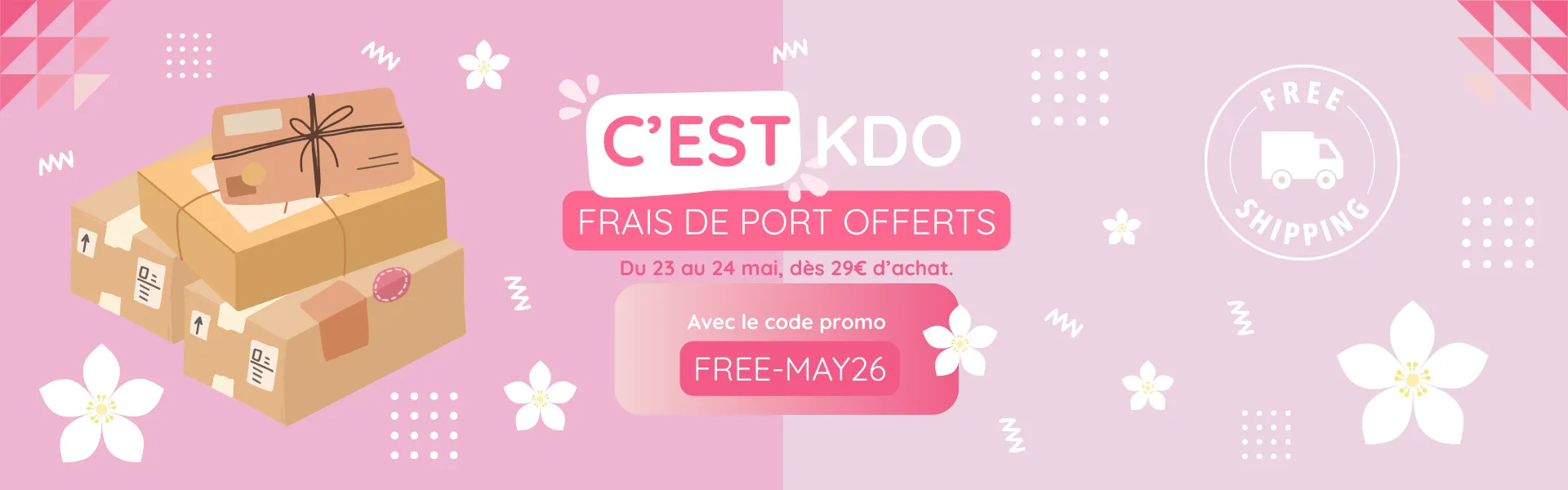 slider frais de port mai
