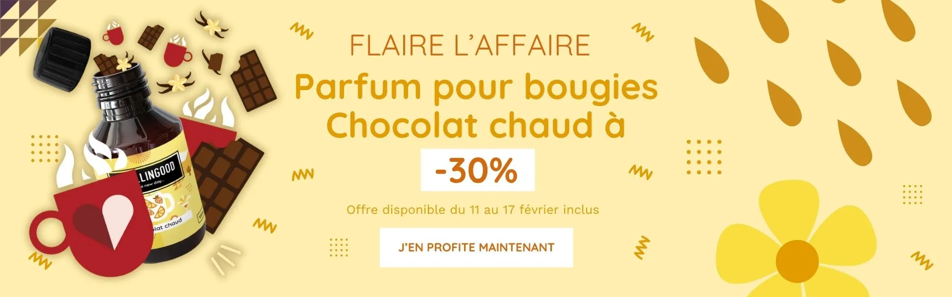 slider parfum pour bougie chocolat chaud desktop