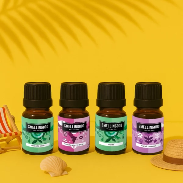 Quatuor de parfums pour bougies 