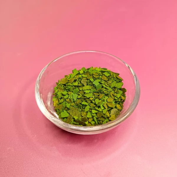 colorant en grains vert clair pour bougies