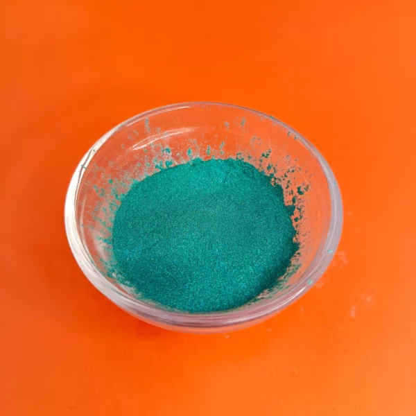 mica pour bougies vert malachite